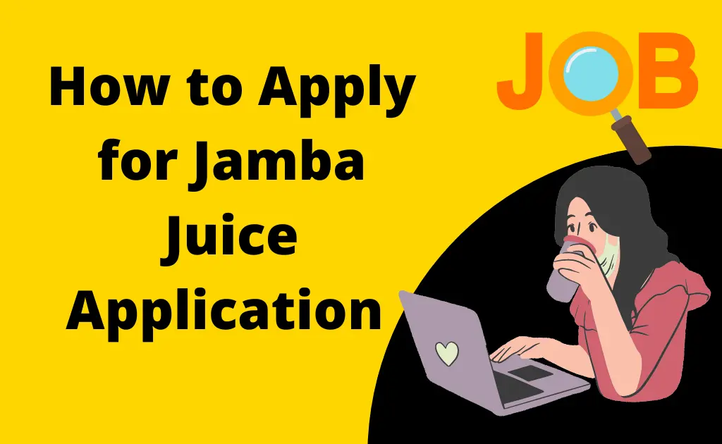 Apply for jamba juice job application