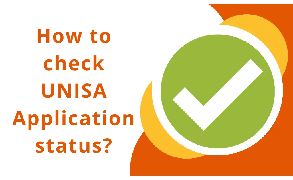 How to check unisa application status