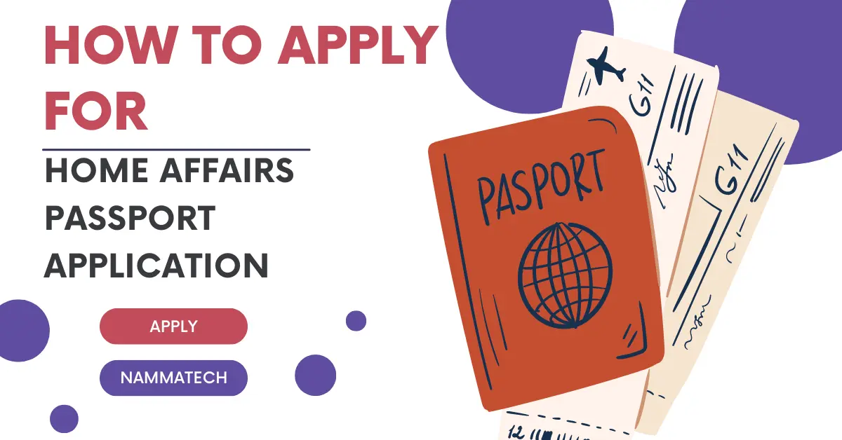 home affairs Passport application