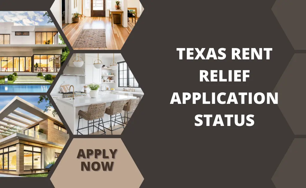 Texas rent relief application status