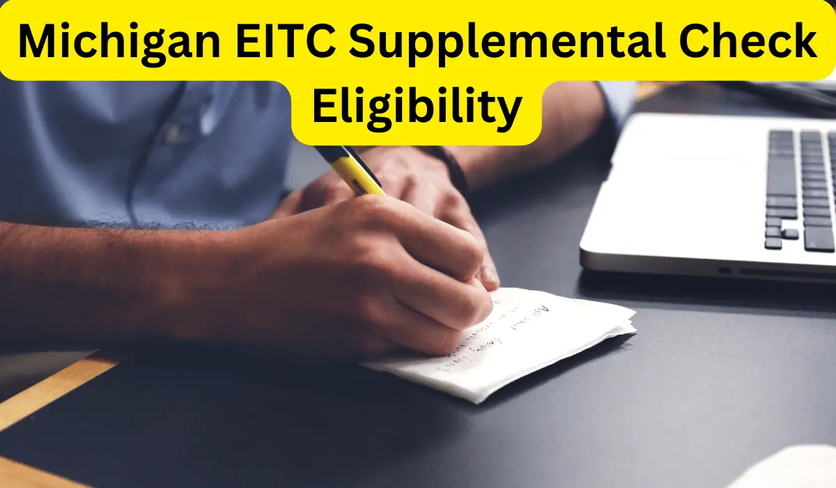 Michigan EITC Supplemental Check