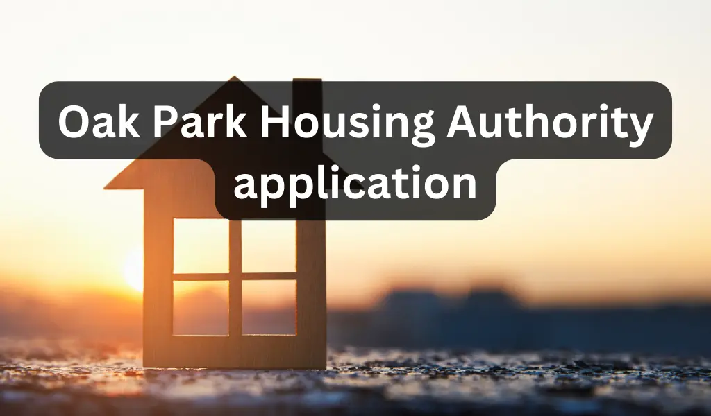 oak park housing authority application